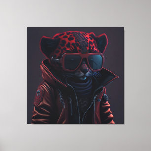 Impressão Em Tela Bebê Leopardo Luxo, elegância e estilo, prêmio c