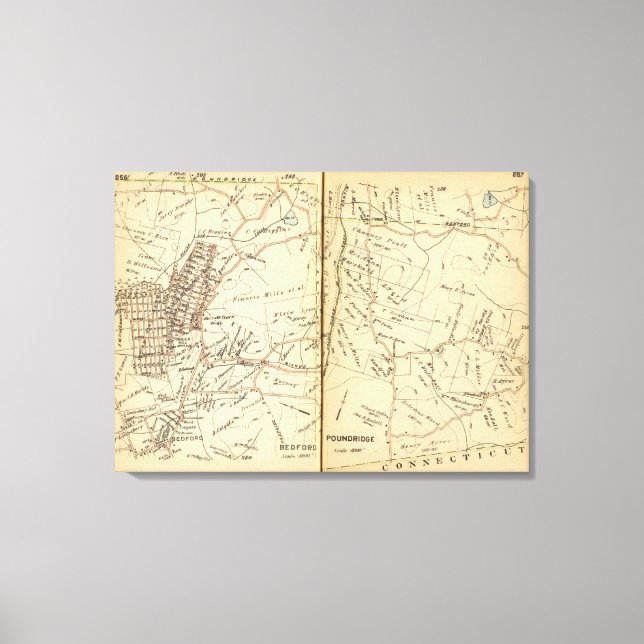 Impressão Em Tela Bedford, Nova Iorque (Frente)