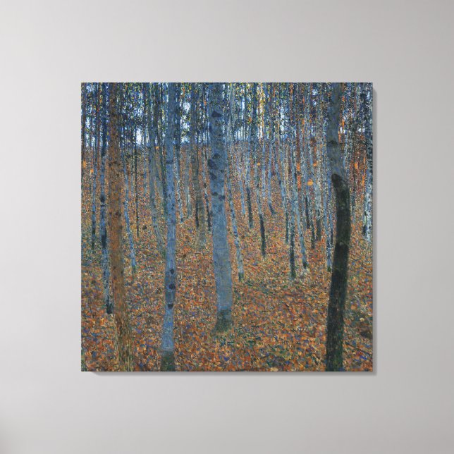 Impressão Em Tela Beech Grove I por Gustav Klimt (Frente)