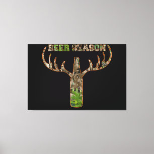 Impressão Em Tela Beer Season Hunting Season Gift For Hunter