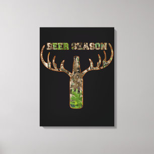 Impressão Em Tela Beer Season Hunting Season Gift For Hunter