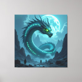 Impressão Em Tela Begegnung mit dem Himmelsdrachen