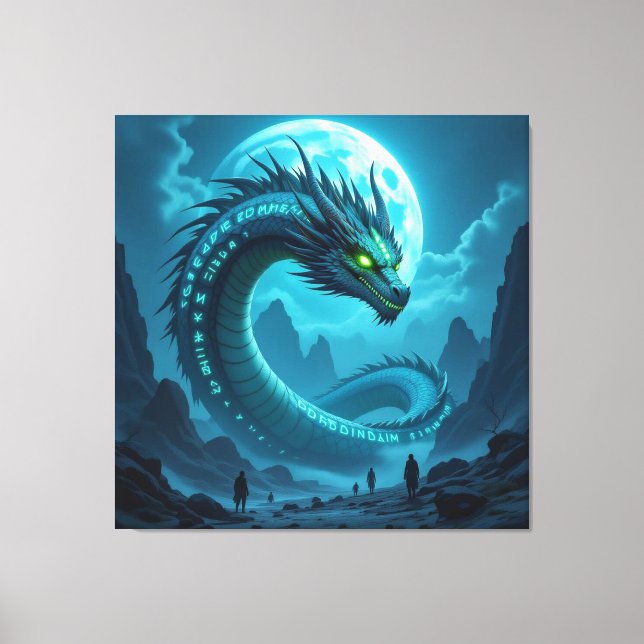 Impressão Em Tela Begegnung mit dem Himmelsdrachen (Frente)