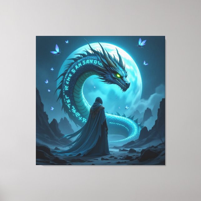 Impressão Em Tela Begegnung mit dem Himmelsdrachen (Frente)