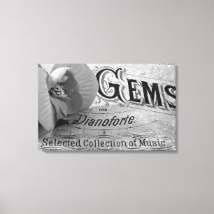 Impressão Em Tela Begonia Gems Pianoforte