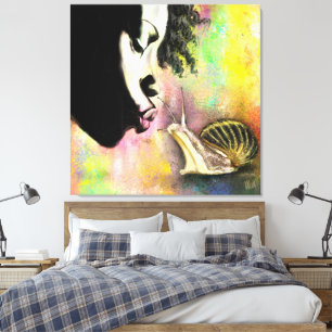 Impressão em Tela Beijo Suave - Pintura