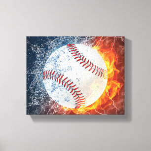 Impressão Em Tela Beisebol