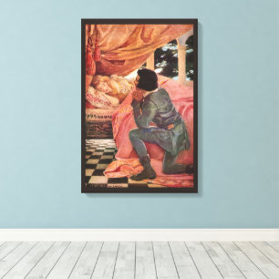 Impressão Em Tela Bela Adormecida Vintage por Jessie Willcox Smith
