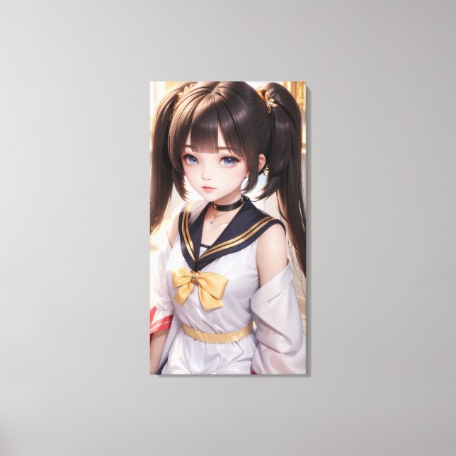 Impressão Em Tela Bela Arte Animada. (Frente)