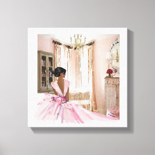 Impressão Em Tela Bela Rainha (Frente)