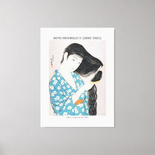 Impressão Em Tela Belas mulheres japonesas - Goyō Hashiguchi