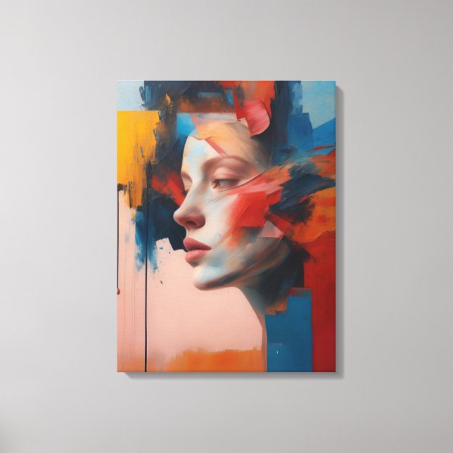 Impressão Em Tela "Beleza Abstrata" (Frente)
