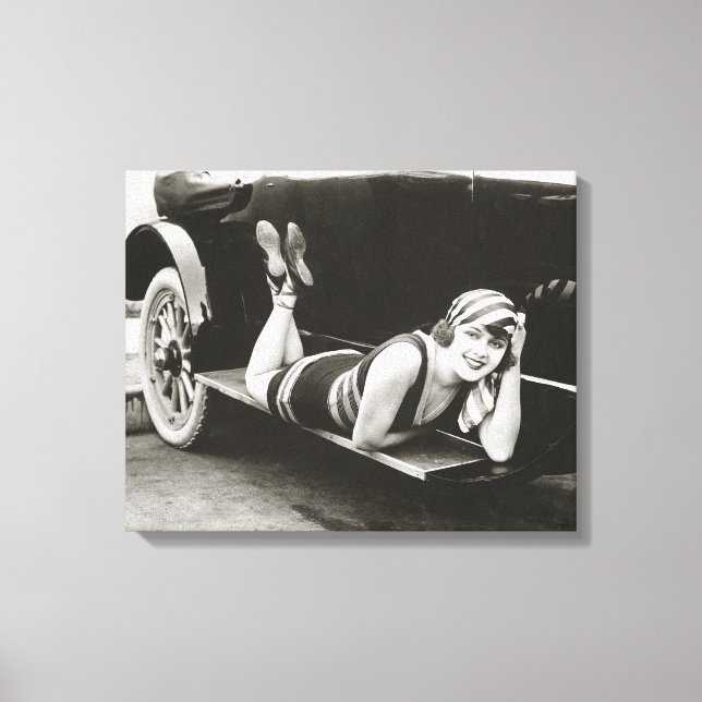 Impressão Em Tela Beleza Bathing, 1918 (Frente)