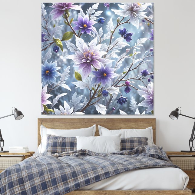 Impressão Em Tela Beleza Maravilhosa Do Sangue De Inverno Enrolado (Insitu(Quarto))