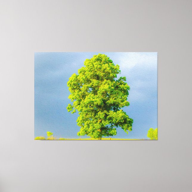 Impressão Em Tela Beleza na Tempestade (Frente)