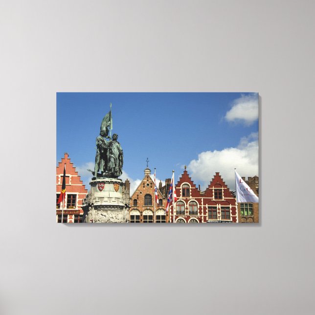 Impressão Em Tela Bélgica, Brugge (Brug ou Bruge). UNESCO (Frente)