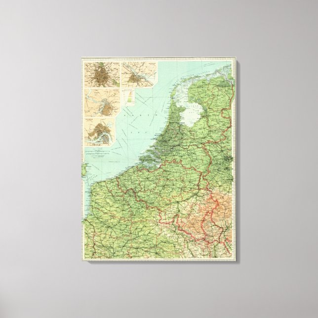 Impressão Em Tela Bélgica e Holanda (Frente)