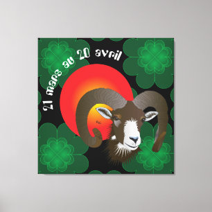 Impressão Em Tela Bélier 21 mars 20 Impression au avril sur toile