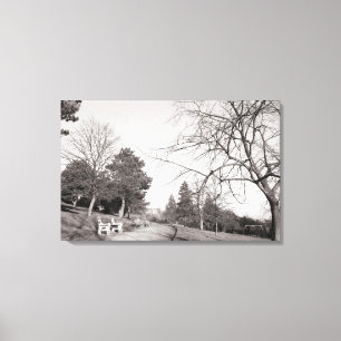 Impressão Em Tela Bell Vue Park, Newport, Mon (Dez. 1977)