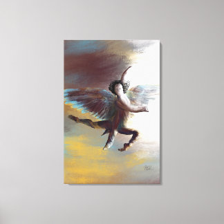 Impressão Em Tela Belo Abstrato de pintura de anjo - lavanda