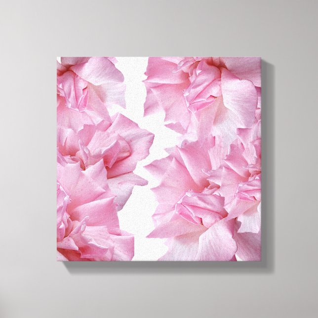 Impressão Em Tela Belo abstrato floral de rosa rosa rosa rosa (Frente)