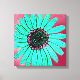 Impressão Em Tela Belo esboço de mão Tela de flor