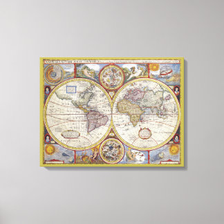 Impressão Em Tela Belo mapa da antiga safra