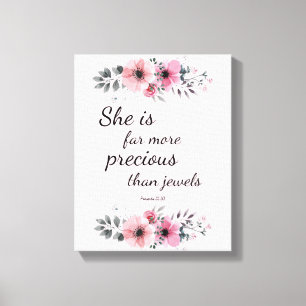 Impressão Em Tela Belo Precioso de Bíblia de Escritura Versa Inspir