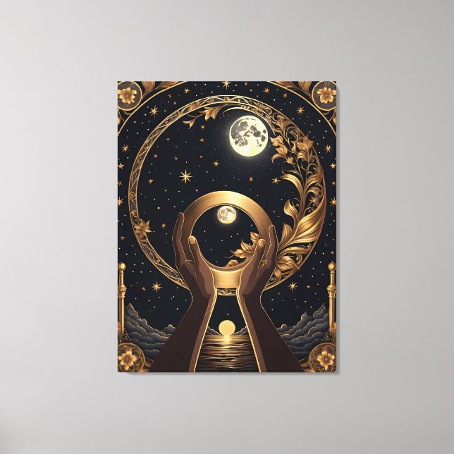 Impressão Em Tela belo quadro de mãos (Frente)