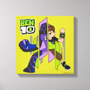 Impressão Em Tela Ben 10 Atualize a transformação do DNA