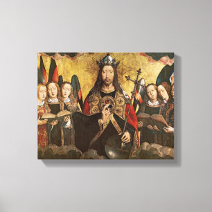 Impressão Em Tela Bênção do cristo, painel central de um triptych
