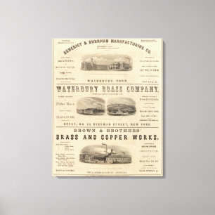 Impressão Em Tela Benedict e Burnham Manufacturing Company