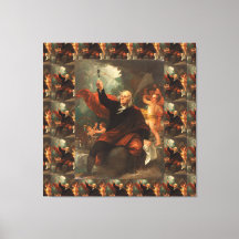 Benjamin Franklin sacando eletricidade do céu