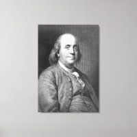 Benjamin Franklin usa retrato histórico do preside