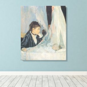 Impressão Em Tela Berço por Berthe Morisot, Impressionismo Antigo