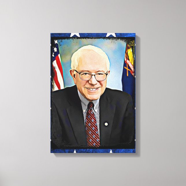 Impressão Em Tela Bernie Sanders Support Wall Art (Frente)