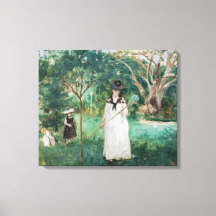 Impressão Em Tela Berthe Morisot - A Caça À Borboleta