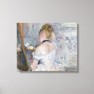 Impressão Em Tela Berthe Morisot - Mulher em sua Toilette