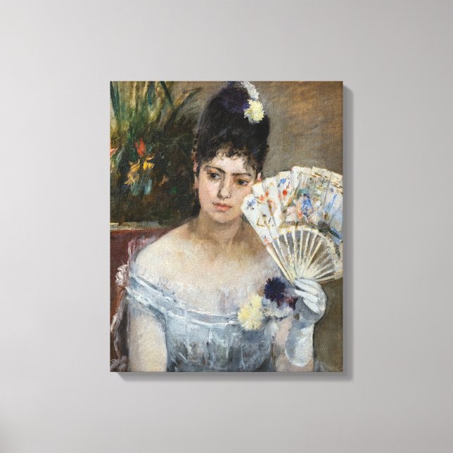 Impressão Em Tela Berthe Morisot - No Baile (Frente)