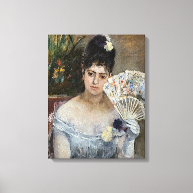 Impressão Em Tela Berthe Morisot - No Bal (Frente)