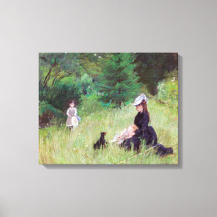 Impressão Em Tela Berthe Morisot - Num Parque