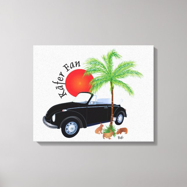 Impressão Em Tela Besouro fã (Frente)