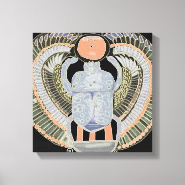 Impressão Em Tela Besouro Scarab (Frente)