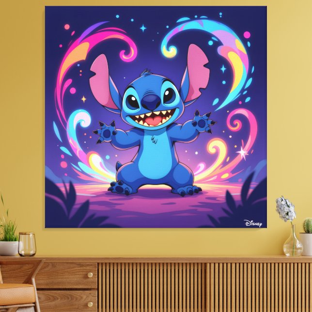 Impressão Em Tela Beste Freunde fürs Leben – Lilo & Stitch1 (Insitu(Sala de estar))