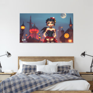 Impressão Em Tela Betty Steampunk 3