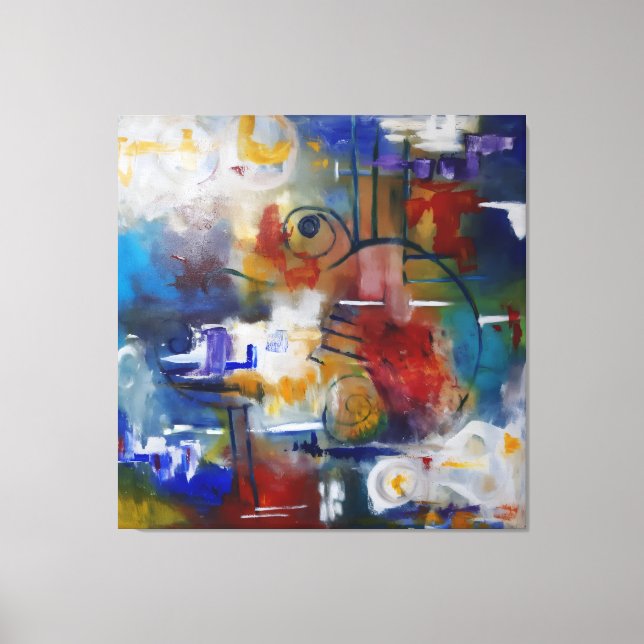 Impressão Em Tela Between Silence and Storm  (Frente)