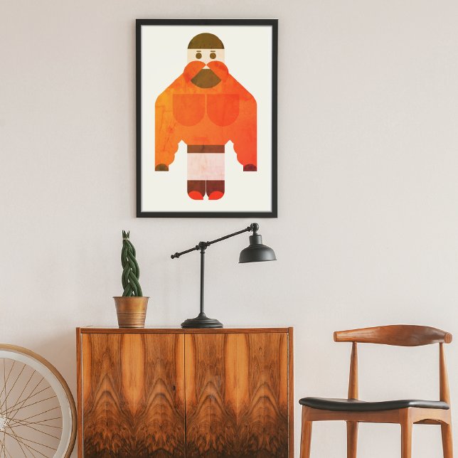 Impressão Em Tela Bheem Strong Boy (Criador carregado)