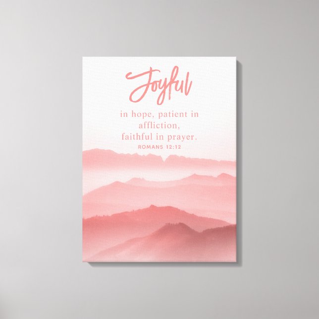 Impressão Em Tela Bíblia de Paisagem Pacífica com Aquarela Verdadeir (Frente)