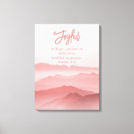 Impressão Em Tela Bíblia de Paisagem Pacífica com Aquarela Verdadeir