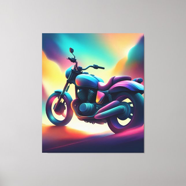 Impressão Em Tela bicicleta (Frente)